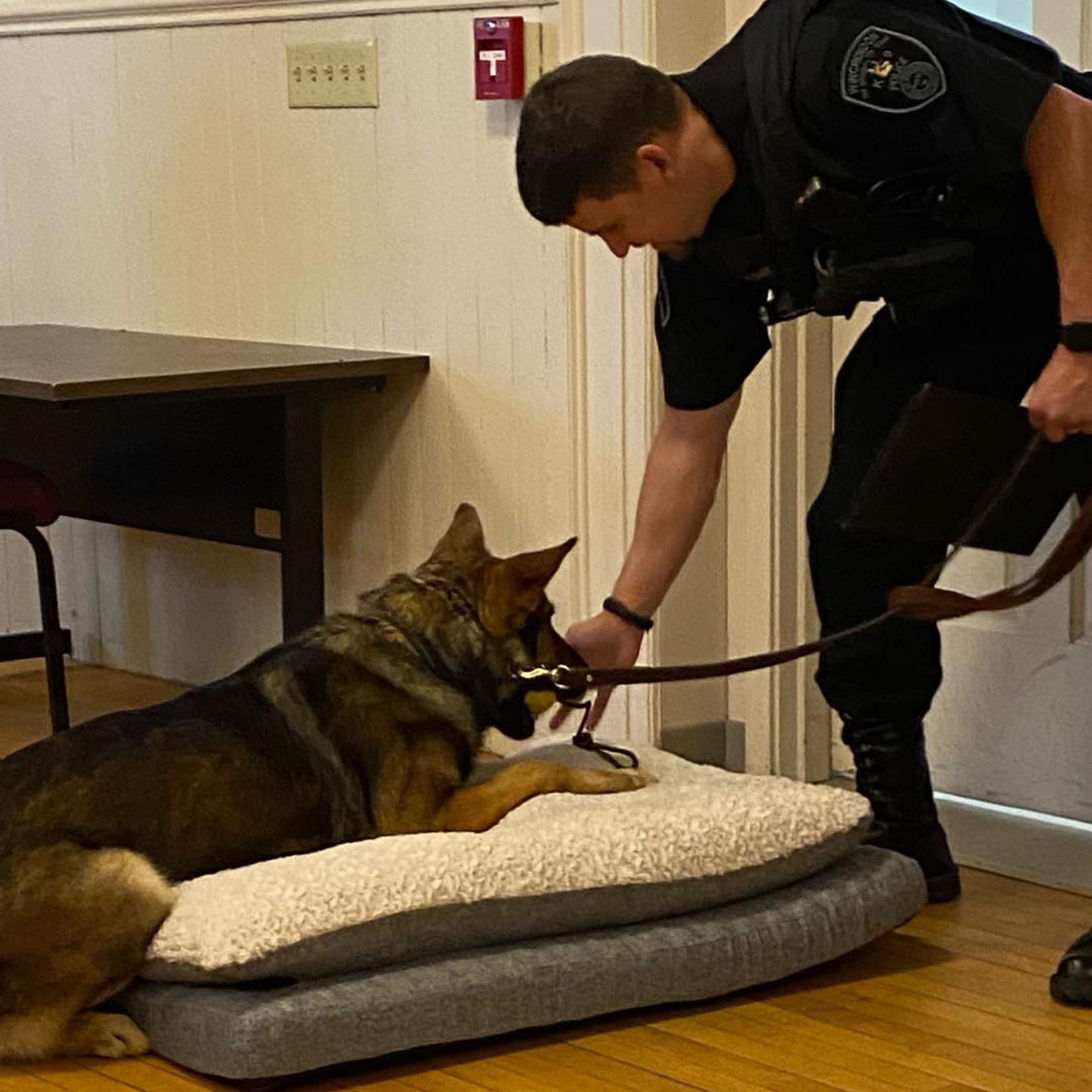 K-9 Clyde with Ofc Wironen